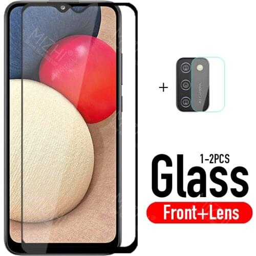 For samsung a02s glass tempered glass For samsung galaxy a02s camera screen protector on samsun a02s a 02s protective film
