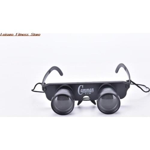 1PCS Black 3x28 Magnifier Glasses Style Outdoor Fishing Optics Binoculars Telescope Eye Lens