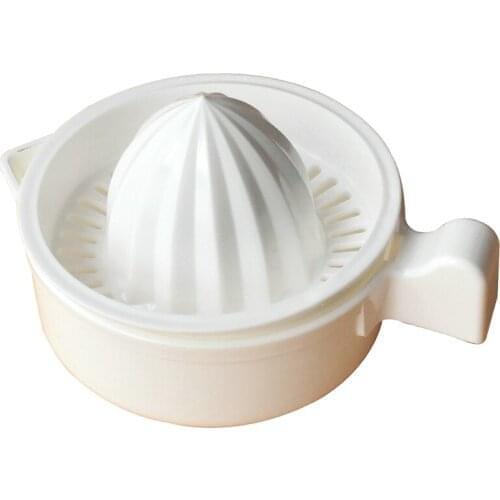 1Pc Manual Plastic Fruit Tool Orange Lemon Squeezer Juicer Machine With Strainer Bowl Portable Citrus Juicer Kitchen Accessories