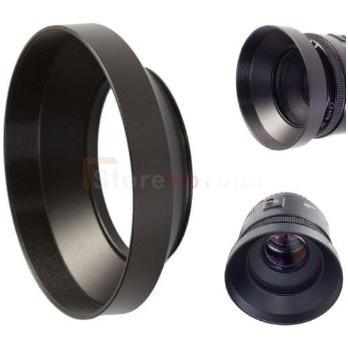 10pcs 39mm Metal Wide Angle Lens Hood Screw Mount for 39mm lens filter
