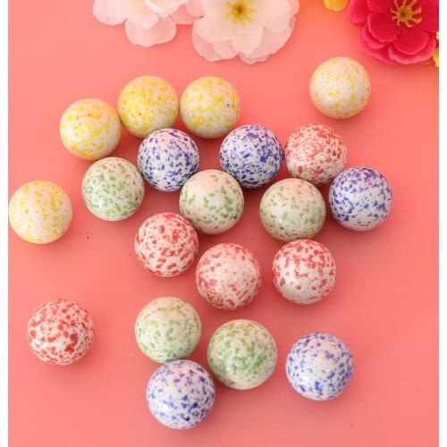 20x Glass Marble Ball Speckled Swirl Stress Marbles Toy Tank Home Decor 25mm