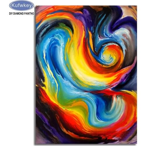 3D DIY Diamond Embroidery abstract Cross Stitch diamond mosaic picture of rhinestone free patchwork pattern Decoration