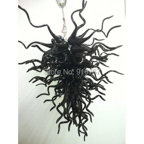Free Air Freight Solid Black Glass Art Decoration Hurricane Lights