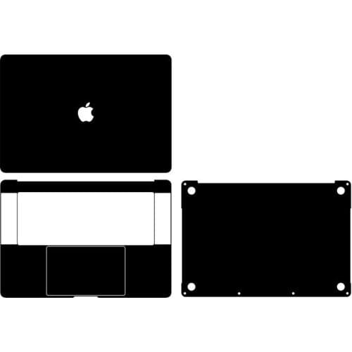 Laptop Carbon fiber Vinyl Skin Sticker Cover For APPLE MacBook Pro 15" A1707 A1990 MLH32LL/A Touch Bar