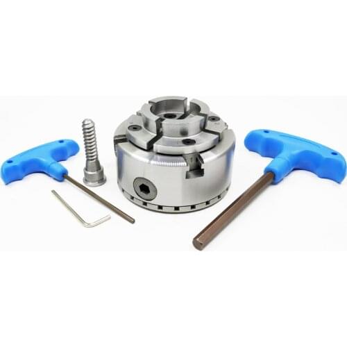 M33 * 3.5 / 1 "8TPI Four-Jaw Chuck With Wood Screw For Woodworking Lathe