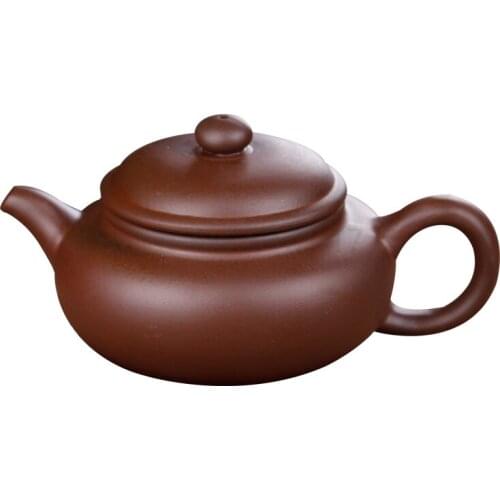 Household purple clay teapot stone ladle antique Xishi teapot all manual raw ore vermilion clay teapot