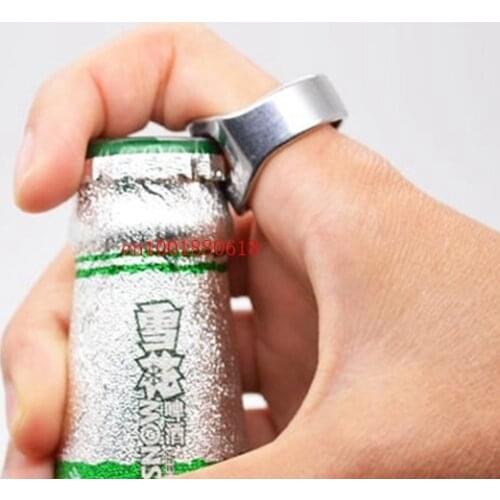 Fedex DHL Free Shipping 2015 Newest Stainless Steel Beer Bar Tool Finger Ring Bottle Opener 22mm Size R01 ,500pcs/lot