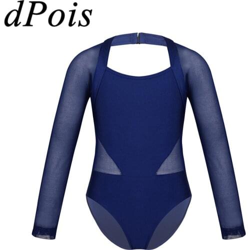Gymnastic Swimsuit Tank Leotards Ballet Dance Dress For Kids Girls Ballerina Costumes Modern Lyrical Dance Gym Bodysuit Jumpsuit