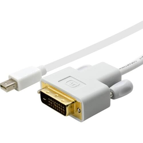 MINI DP to DVI male cable 1.8m mini displayport to DVI