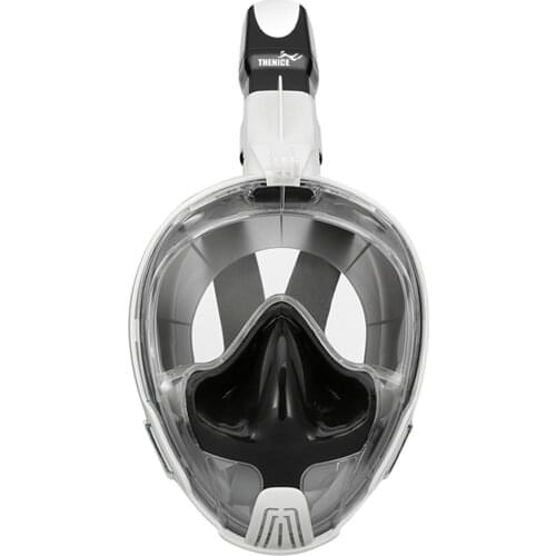 Ear pressure balance diving mask, breathing mask set, snorkeling mask