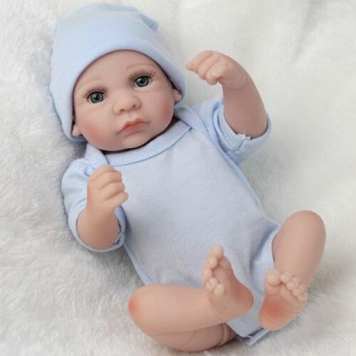 Model Doll Baby Doll BOYS Toy 10-Inch Soft Silicone Domestic Parent And Child Childrens Toy Doll