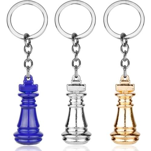 Fashion Sport Keychain No Game No Life Chess Pendant Keychain Keyring Bag Purse Hanging Key Buckles Accessories Chaveiros Gift