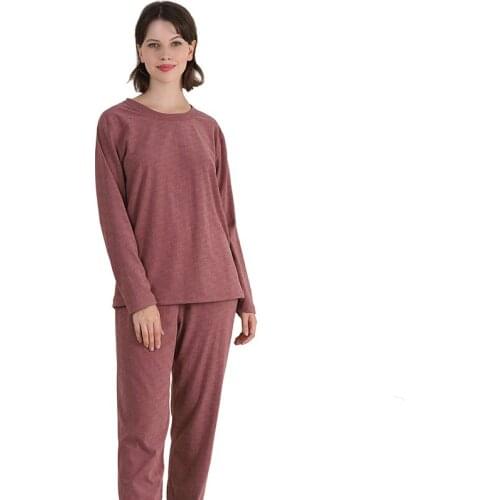 New Warm Suits Women Winter Sleepwear Long Sleeve Pajama Set 2XL-7XL Plus Size Lingere Pijamas Feminino Autumn Clothes Women