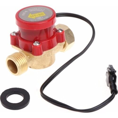 New G1/2 Female to G1/2 Male Circulation Water Flow Sensor Protect Switch For CO2 Laser Engraving 9A30053