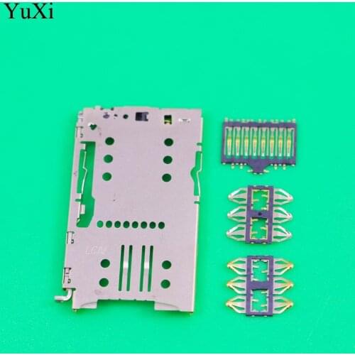 New SIM Connector for Meizu M3 Note Meilan Note 3 s6/360 N4S N4A SIM Card Reader Connector Slot Tray Holder Socket Repair Parts