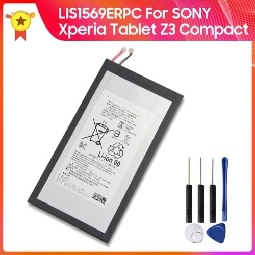 Genuine Replacement Battery LIS1569ERPC for SONY Xperia Z3 Tablet Compact 4.35V Original Battery 4500mAh