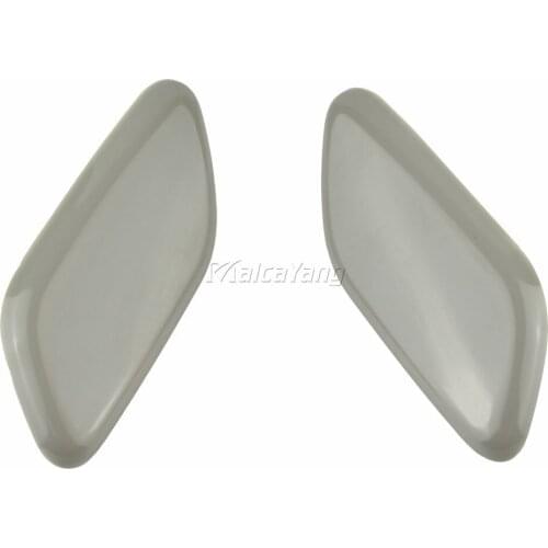 Pair of Headlight Headlamp Washer Nozzle Jet Cover Cleaning Cap BS3F-51-8G2A08 BS3F-51-8H2A08 For Maz da 3 Axela 2003-2008