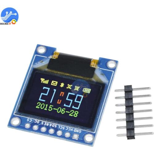 0.95 Inch SPI Full Color OLED Display DIY Module 96x64 LCD For Arduino SSD1306 Driver IC