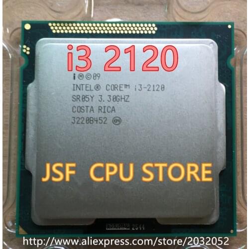 Intel Core I3 2120 3M Cache 3.3 GHz LGA 1155 TDP 65W desktop CPU scattered piece processor Free Shipping i3-2120