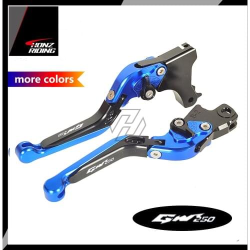 For SUZUKI GW 250 INAZUMA GW250 2011-2013 Foldable Brake Clutch Lever