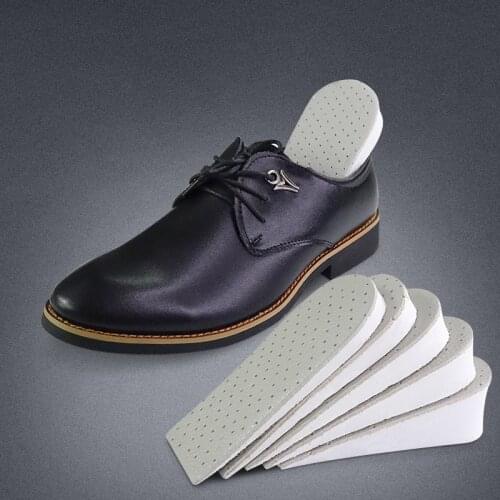 1/2/3/4cm Invisible Height Increased Insoles Heel Pads Orthopedic Half Insoles Soft Anti-slip Foot Insoles Lift Insole Men Women