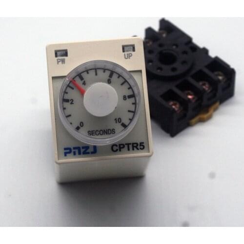 Universal AH3-3 time relay new feature timer relay time set range 0.1S-60m off delay timer relay