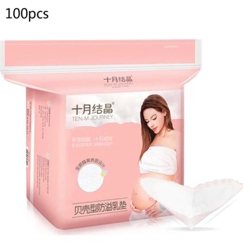 Nursing Pads,Pack of 100 Disposable Breast Pads,Super Absorbency Leak Protection