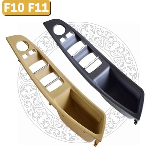 For BMW F10 F11 520d 520i 2011-2013 Door Inner Handle Left Front Interior Door Panel DriverS Seat Button Switch Frame Storage