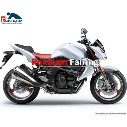 High ABS Plastic For Kawasaki Z1000 2007 2008 2009 Z-1000 07 08 09 White Motorbike Aftermarket Fairing Kit