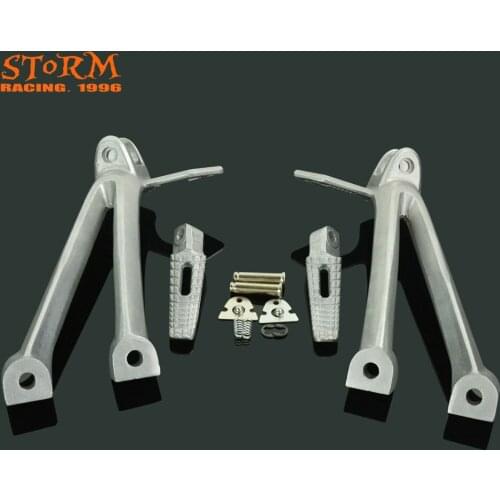 Rear Footpegs Foot Pegs Footrest Pedals Bracket For Suzuki GSXR600 GSXR750 GSX600R GSX750R GSX-R650 GSX-R750 2006-2007