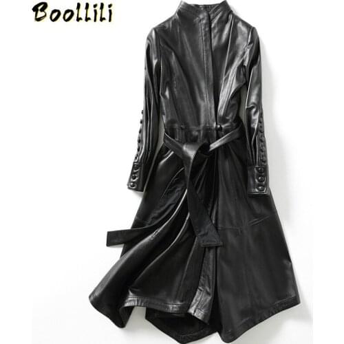 Real Genuine Leather Jacket Women Clothes 2020 Womens Fur Coat Korean Vintage Long Sheepskin Coat Elegant Chaqueta Mujer