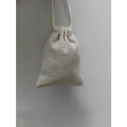 20pcs overlocked linen jewelry bags wholesale cheap drawstring bags 8*12cm Baby Shower Jewelry Packaging Bags for bangles