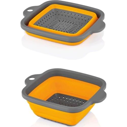 Accordion Square Multi-Purpose Folding Strainer