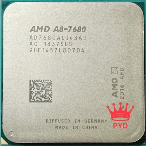 AMD A8-Series A8-7680 A8 7680 3.5GHz Quad-Core Desktop CPU Processor L2=2M 45W DDR3 Socket FM2