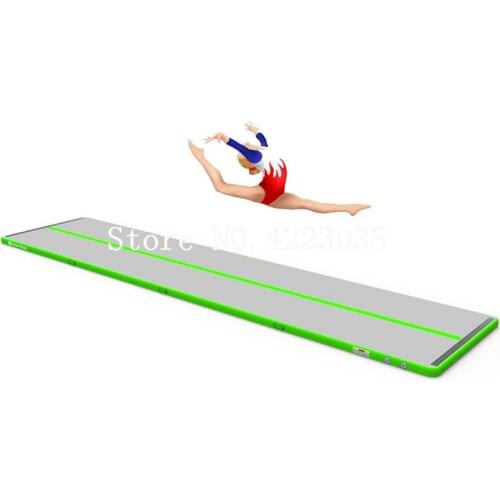Free Shipping 5x1x0.1m Hot Sale Inflatable Air Tumble Track Mattress Home Fitness Equipment Inflatable Air Block Air Track