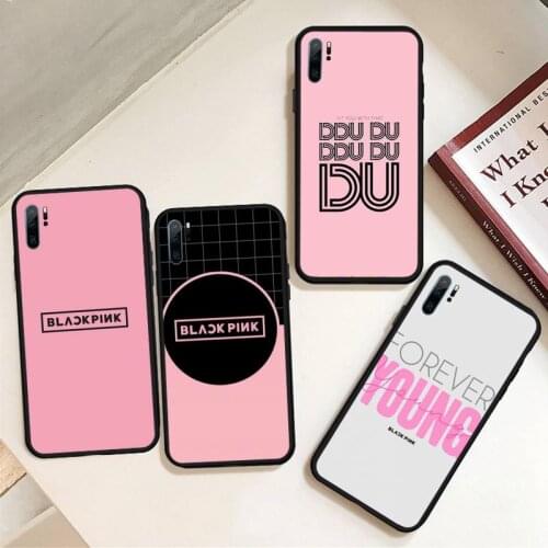 PINK kpop singer sexy girl BLACK Phone Case For Xiaomi Redmi note Mi Huawei honor P smart 8 9 10 S T 20 30 40 lite Pro x