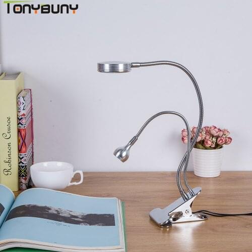 Cold/Warm Light led table lamp desk table light led desk lamps flexible lamp office table light led lamp table