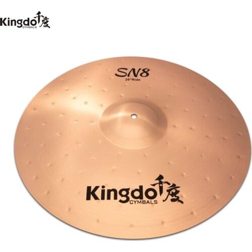 Kingdo B8-SN8 series 20"ride cymbal for drums