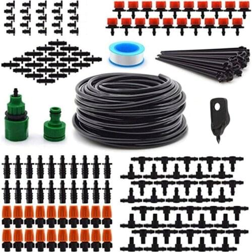 DIY Garden Micro Drip Irrigation Watering System Garden Irrigation Watering Kit Potted Plant Watering System Water Fountain