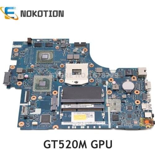 NOKOTION MBBUV02001 MB.BUV02.001 For Acer aspire 5830 5830T Laptop motherboard P5LJ0 LA-7221P MAIN BOARD HM65 DDR3 GT520M GPU