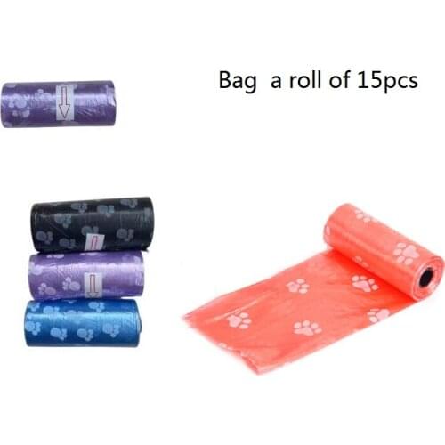 Pet Waste Bag Small Dog Cat Poop Bag Dispenser Pet Cleaning Accessories Waste Bags