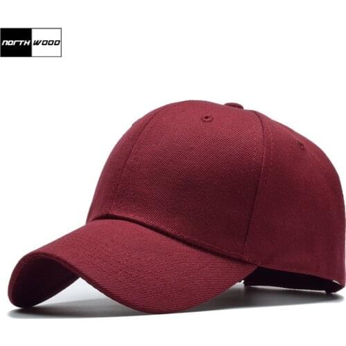 [NORTHWOOD] Classic Solid Mens Baseball Cap Women Snapback Hip Hop Bone Trucker Cap Gorras Para Hombre Dad Hat Summer Cap