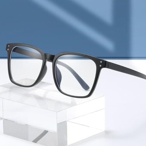 Vintage Square Glasses Anti-Blue Light Eyeglasses Women Men Computer Optical Eye Glasses Frame Fashion Spectacle Eyewear Women
