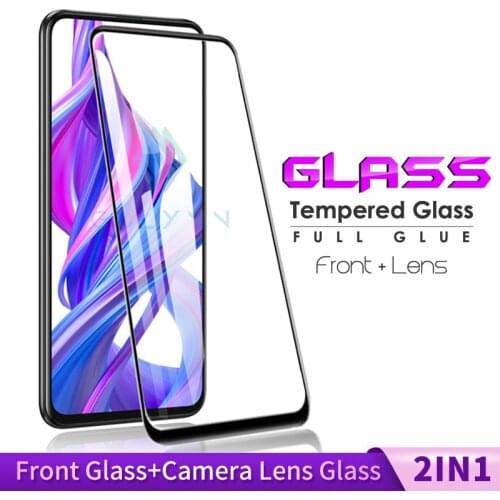 Full Cover For Huawei Honor 9X 10 Lite 9 20 i Protective Glass Phone Film On Nova 4 E 5 5i 5T 6 Back Camera Lens Glass Protector