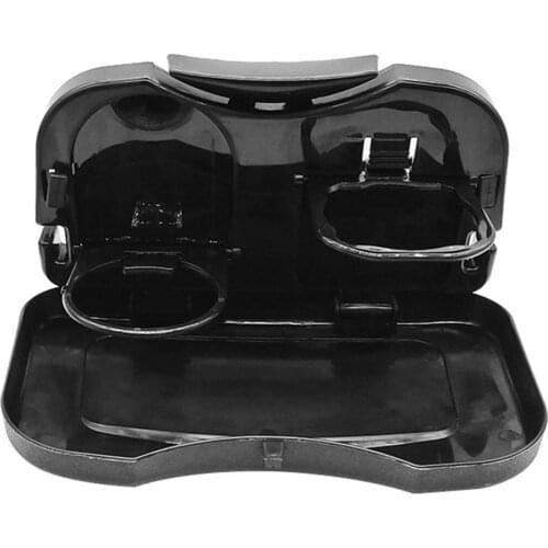Folding Car Travel Back Seat Storage Table Drink Food Cup Tray Holder Stand Desk