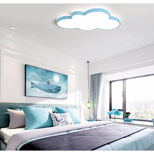 Modern cloud hotel study LED ceiling lamp childrens room bedroom living room lighting kindergarten indoor special lamp