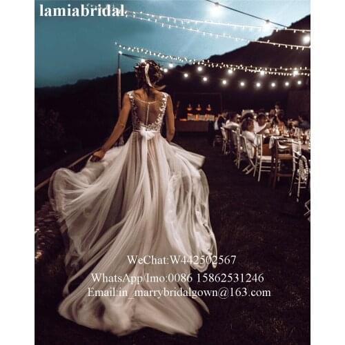 Modest Plus Size Country Beach Wedding Dresses 2019 A Line Vintage Lace Plus Size Hippie Boho Bohemia Greek Vestido De Novia