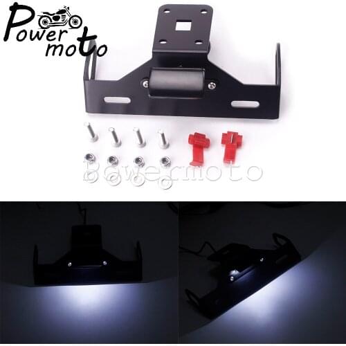 Motorcycle LED Light Tail Tidy Frame Fender Eliminator Kit License Plate Holder Bracket For KAWASAKI Z 1000 1000R 2014-2020