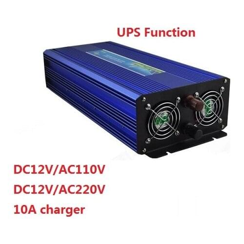 UPS battery charging inverter 1500W DC12V to AC220V Pure Sine Wave Inverter