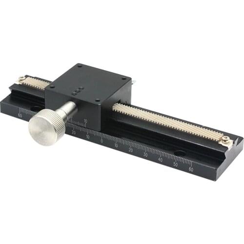 X Axis 25mm Long-range Dovetail Trimming Slide Dovetail Slide Table Sliding stage Manual Displacement Platform